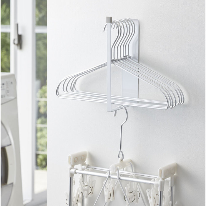 Yamazaki USA Yamazaki Home Clothes Hanger Rack, Steel, Holds 6